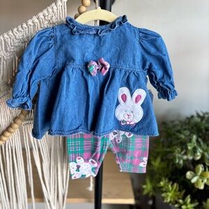 Vintage Easter matching set